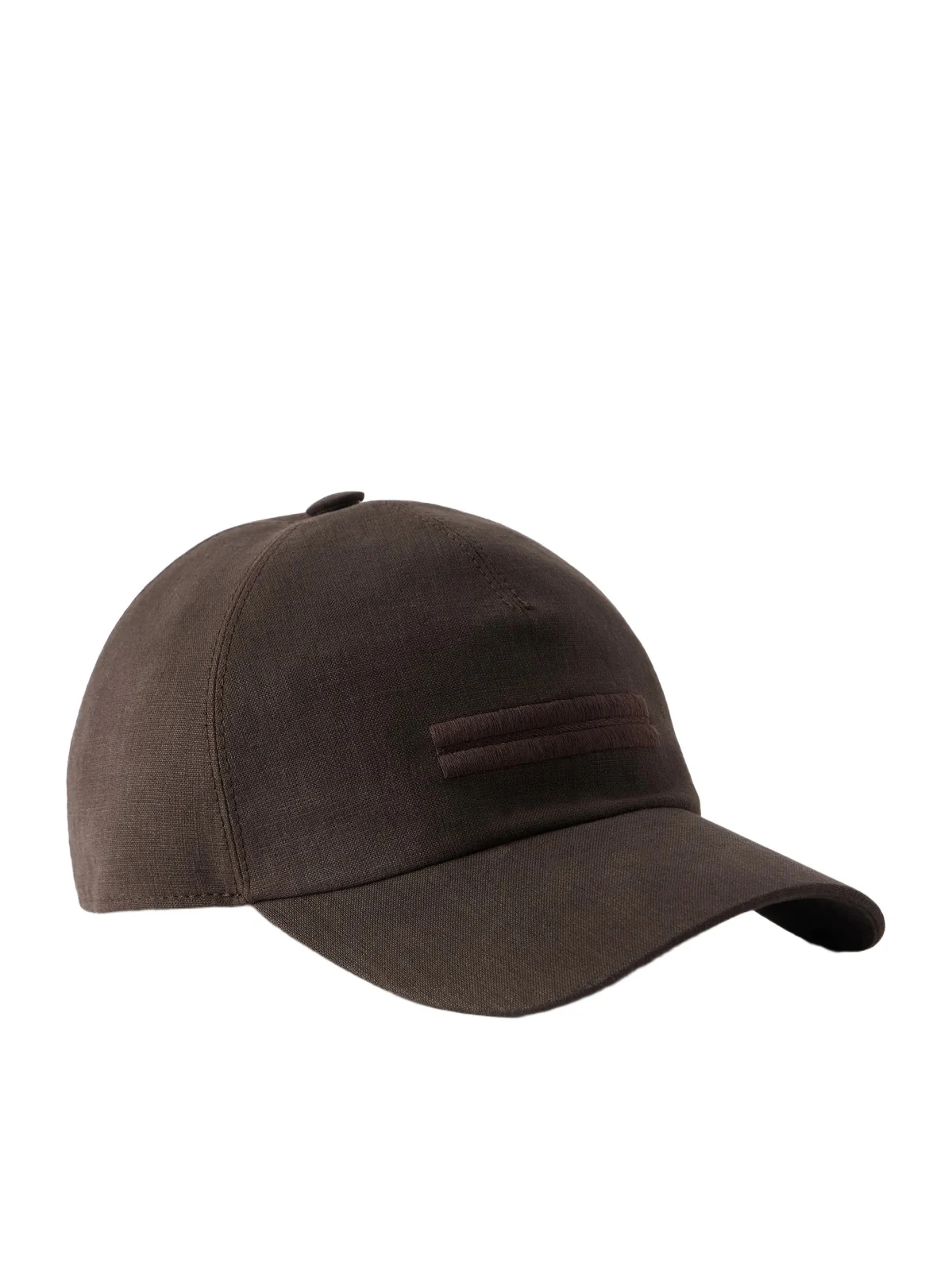 Oasi Logo-Detailed Linen Baseball Cap - Men Oasi Logo-Detailed Linen Baseball Cap - Men