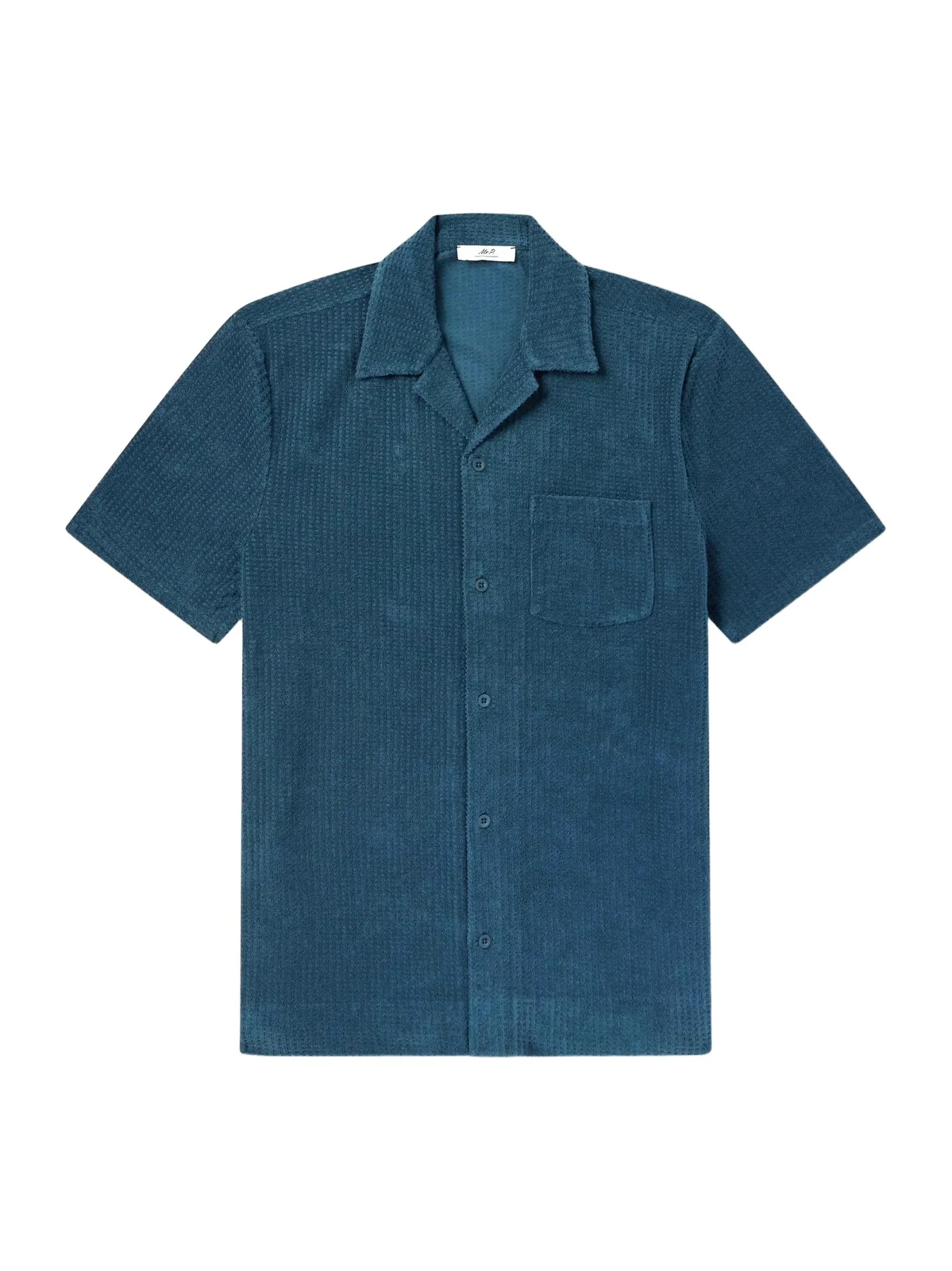 MR P. Camp-Collar Cotton-Terry Shirt - Men