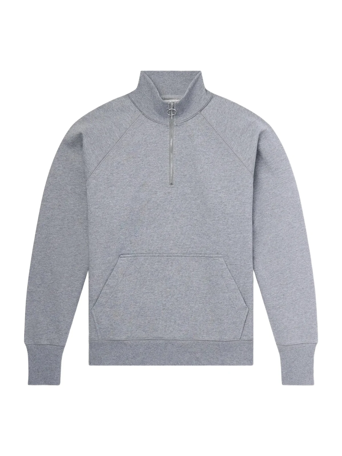 Cotton-Jersey Half-Zip Sweater - Men