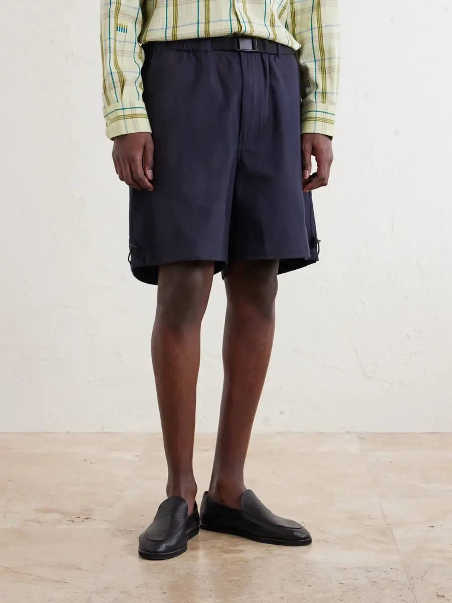Kardo Kami Wide-Leg Belted Cotton Shorts - Men | Thumbnail 3 Kardo Kami Wide-Leg Belted Cotton Shorts - Men | Thumbnail 3