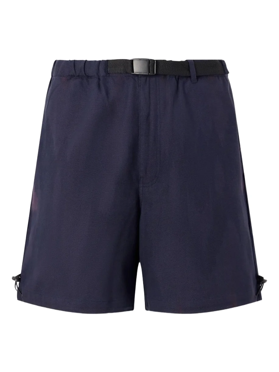 Kardo Kami Wide-Leg Belted Cotton Shorts - Men