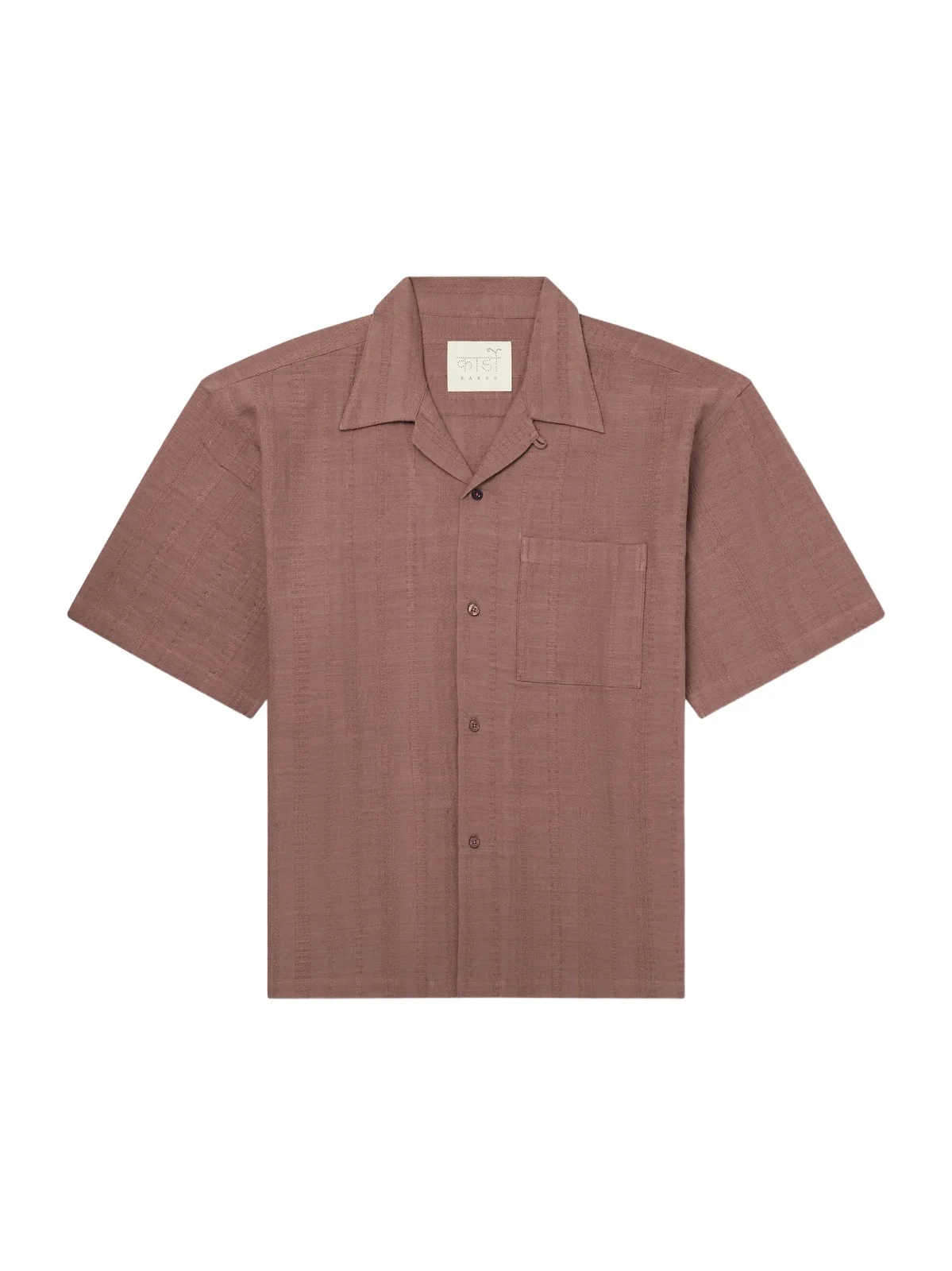 Rohit Convertible-Collar Cotton-Jacquard Shirt - Men Rohit Convertible-Collar Cotton-Jacquard Shirt - Men