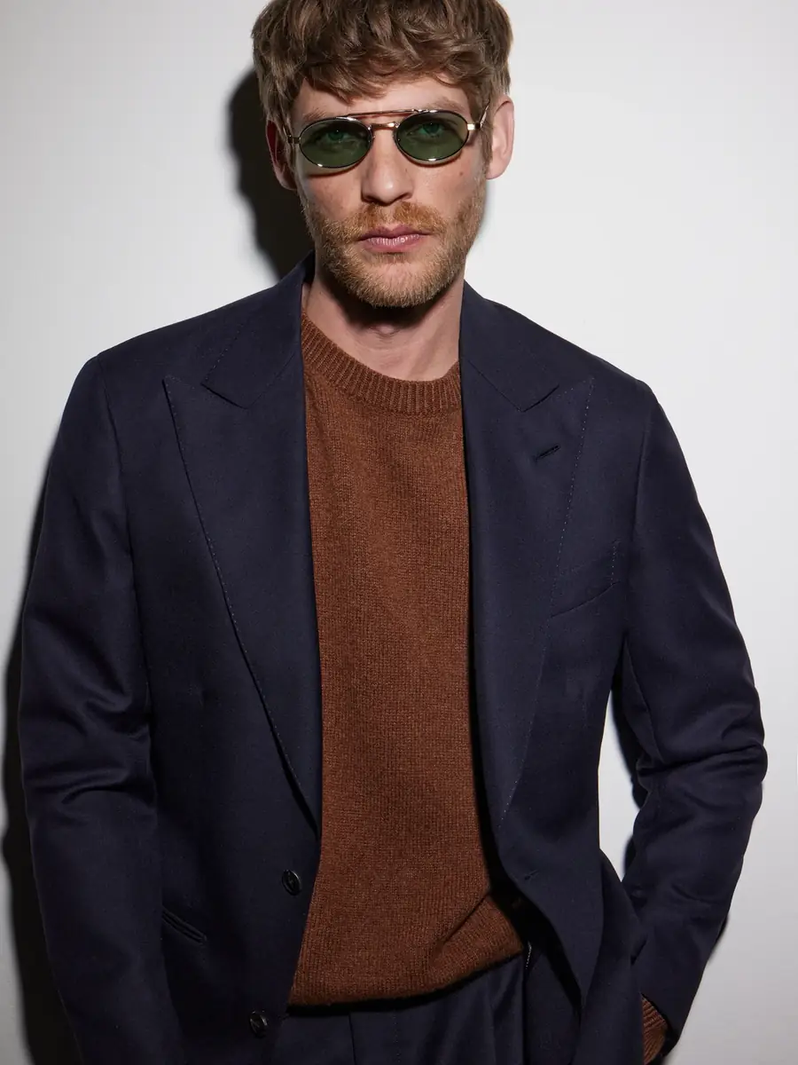Cutler and Gross 1427 Round-Frame Two-Tone Titanium Sunglasses - Men | Thumbnail 2