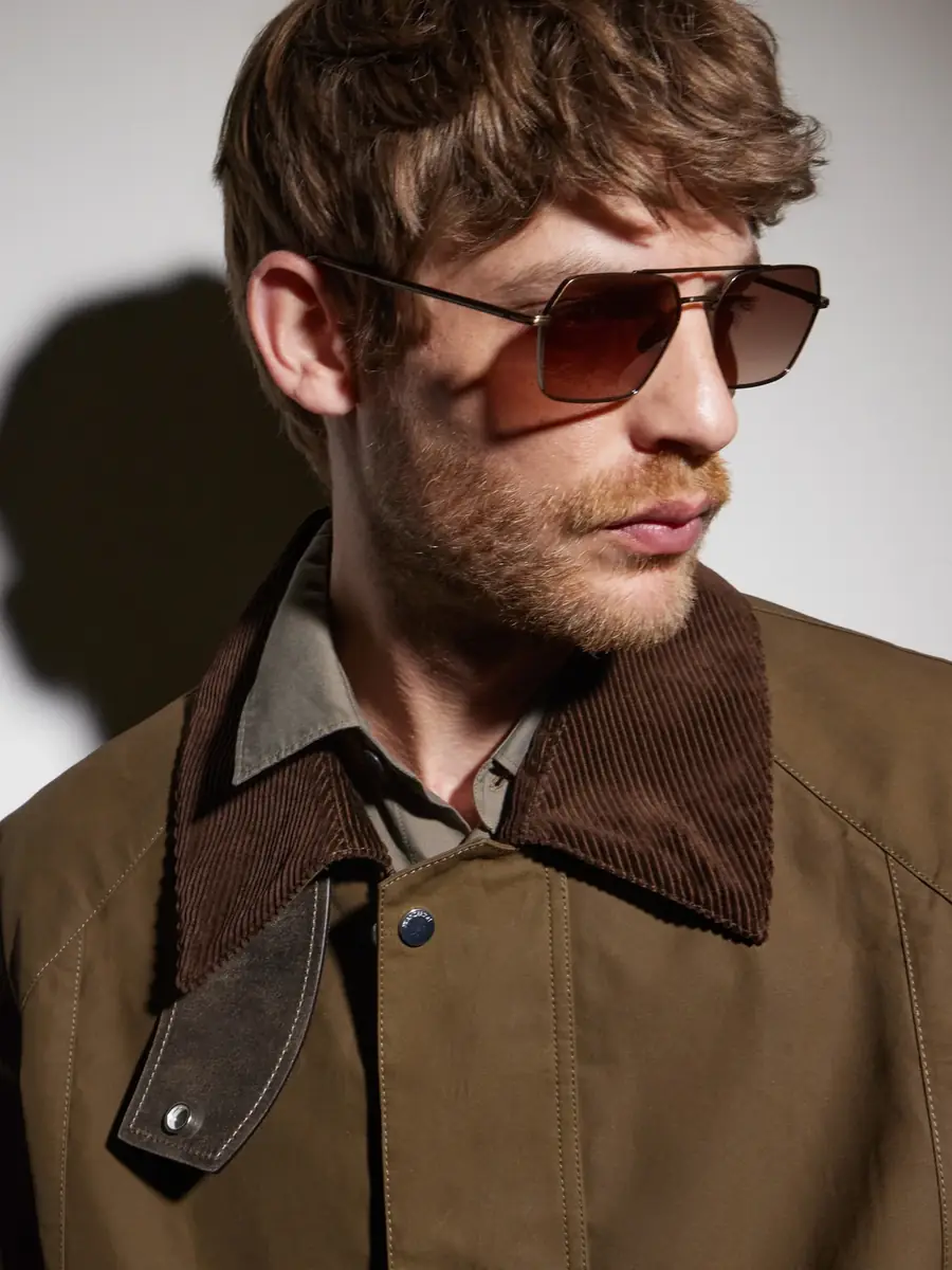Garrett Leight California Optical Alta Double-Bridge Aviator-Style Gold-Tone Titanium Sunglasses - Men | Thumbnail 2 Garrett Leight California Optical Alta Double-Bridge Aviator-Style Gold-Tone Titanium Sunglasses - Men | Thumbnail 2
