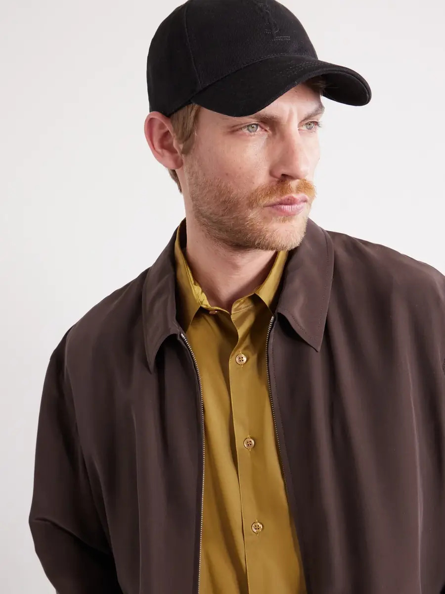 Saint Laurent Logo-Debossed Cotton-Twill Baseball Cap - Men | Thumbnail 3 Saint Laurent Logo-Debossed Cotton-Twill Baseball Cap - Men | Thumbnail 3