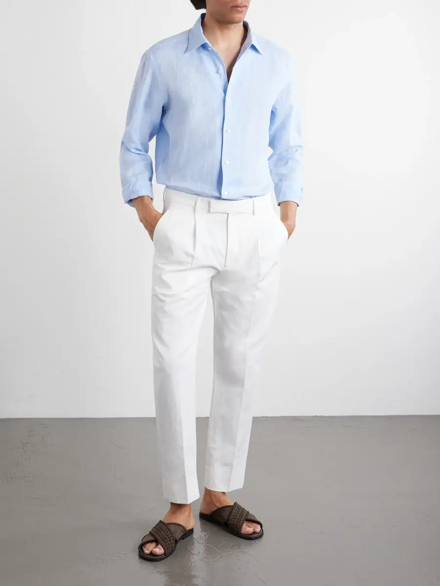 Zegna Linen Shirt - Men | Thumbnail 2 Zegna Linen Shirt - Men | Thumbnail 2