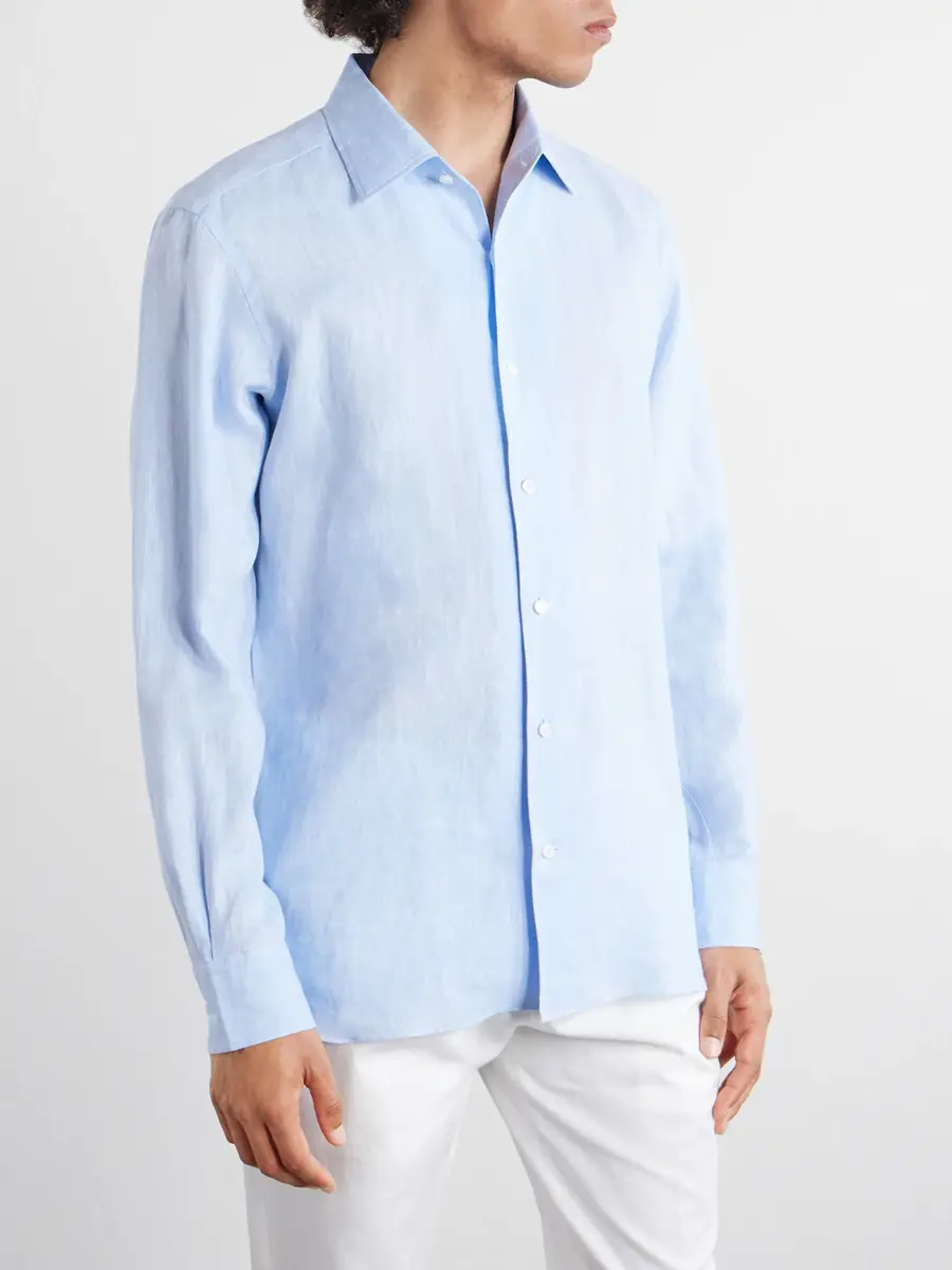 Zegna Linen Shirt - Men | Thumbnail 3 Zegna Linen Shirt - Men | Thumbnail 3