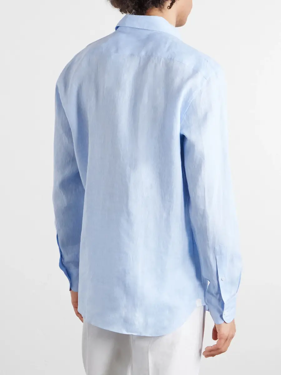 Zegna Linen Shirt - Men | Thumbnail 4 Zegna Linen Shirt - Men | Thumbnail 4