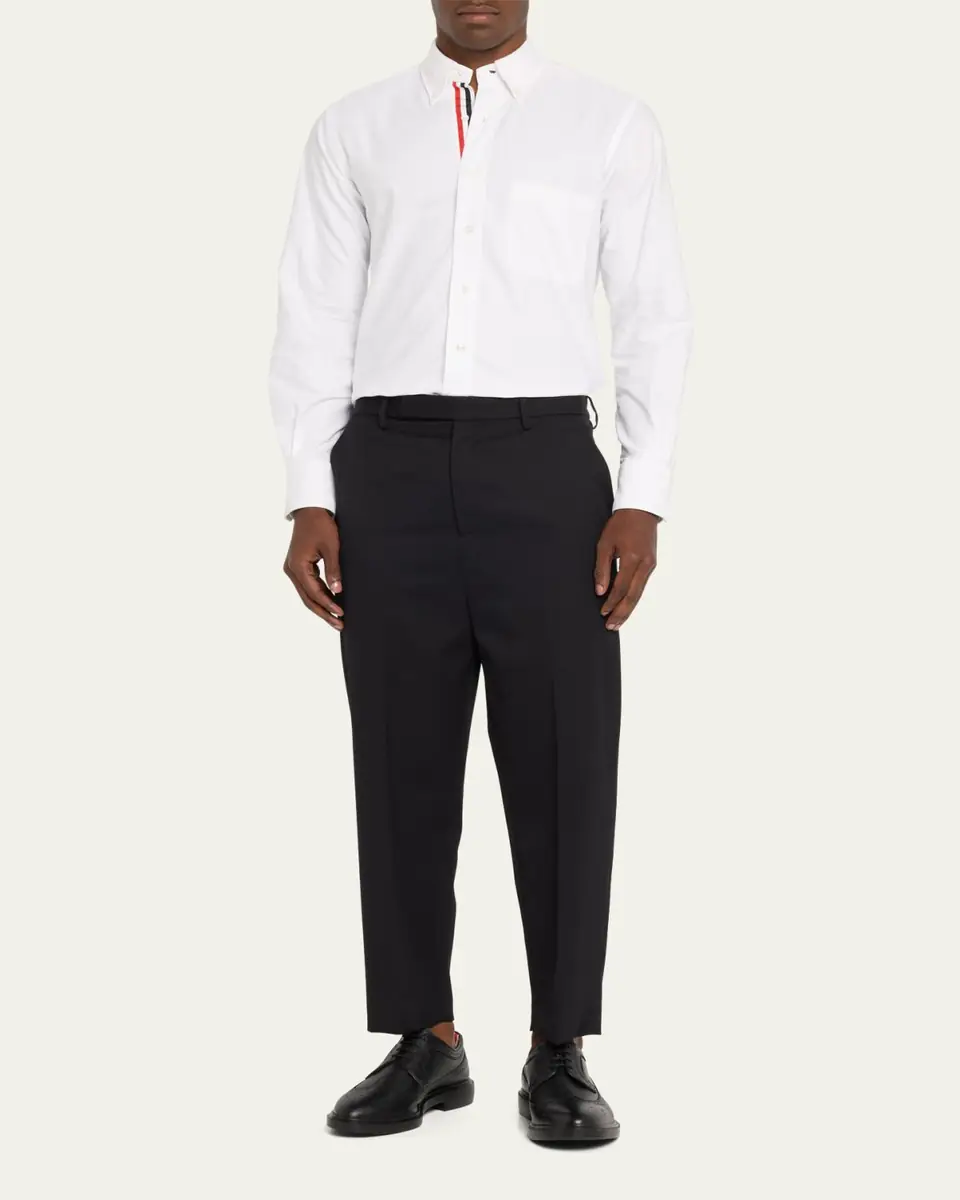 Thom Browne Men's Classic Long Wing Brogue Shoes | Thumbnail 3