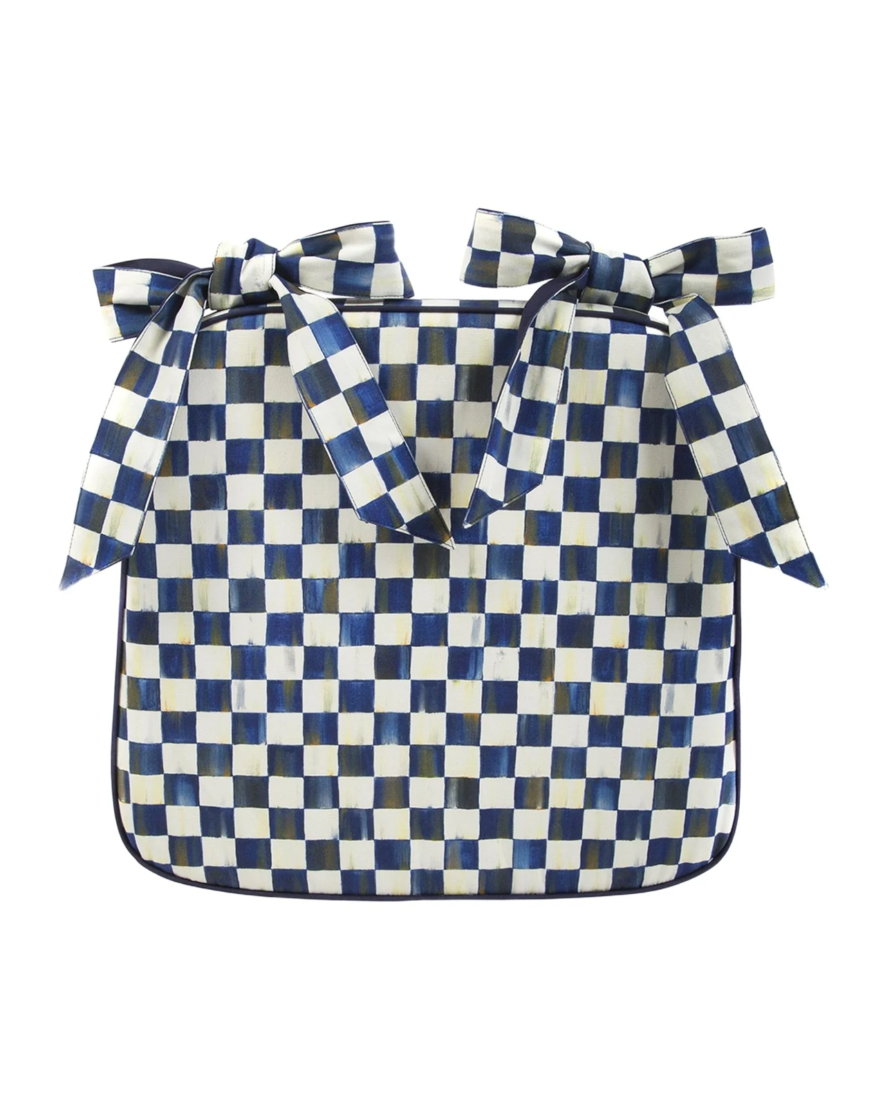 MacKenzie-Childs Royal Check Chair Cushion