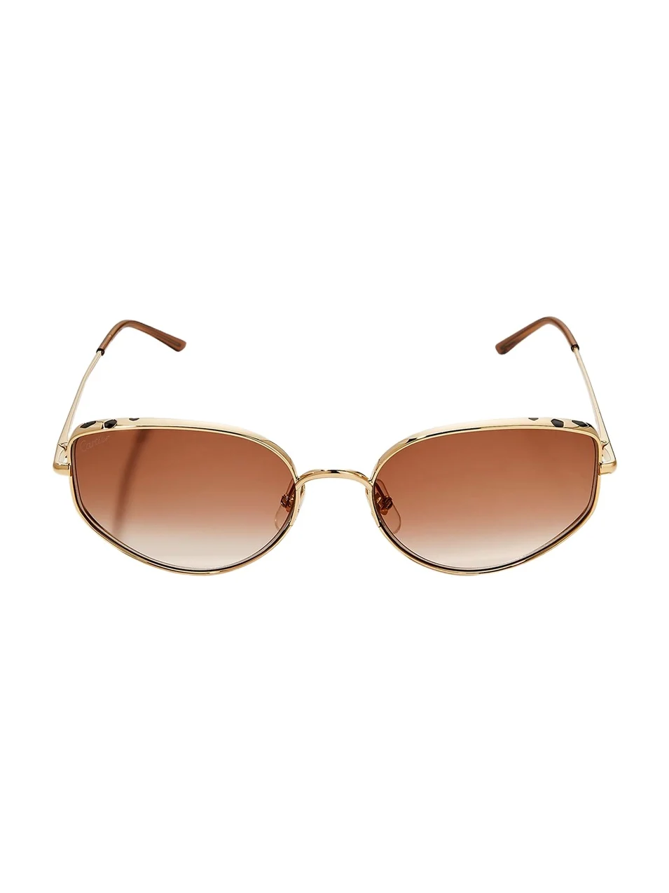 Cartier Panthere Metal Cat-Eye Sunglasses