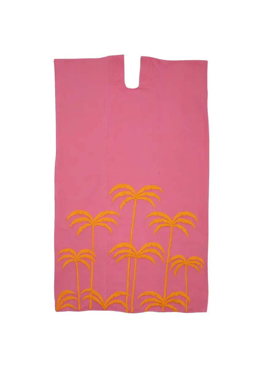 Pippa Holt Three Panel Embroidered Palm Tree Midi Kaftan | Thumbnail 3 Pippa Holt Three Panel Embroidered Palm Tree Midi Kaftan | Thumbnail 3