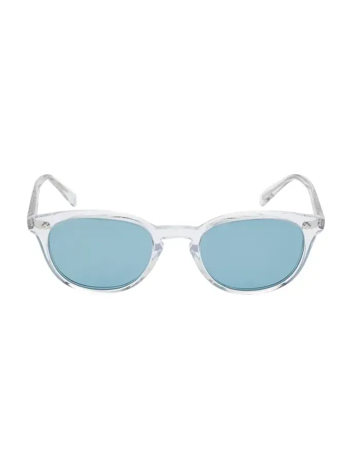 Desmon Round Polarized Acetate Sunglasses