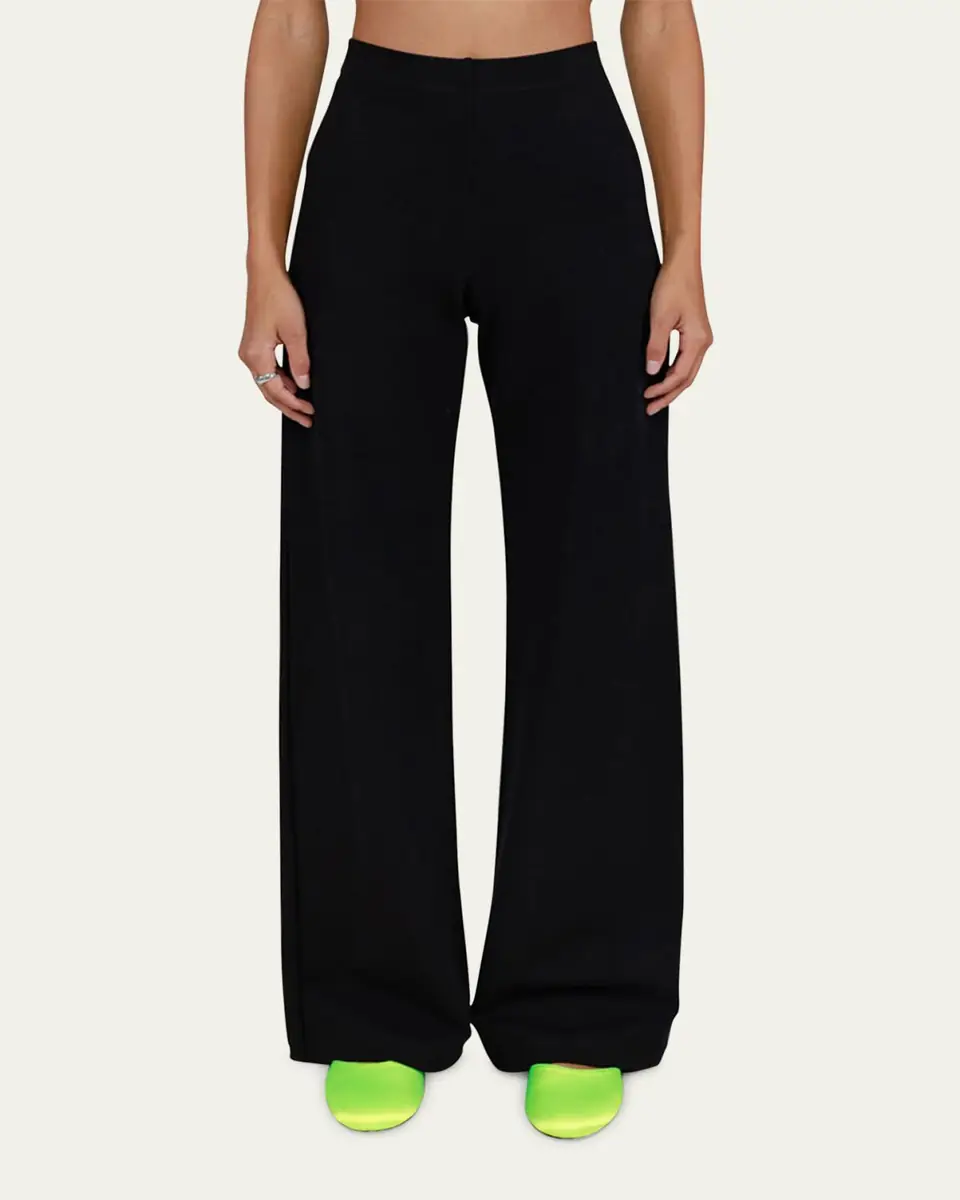 LESET Rio Wide-Leg Ponte Pants | Thumbnail 3