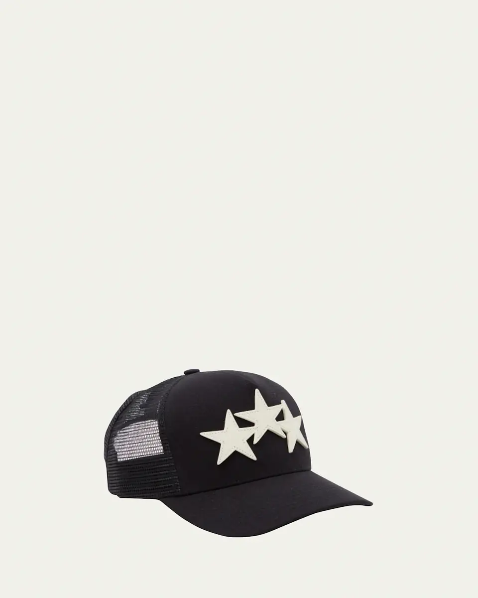 AMIRI Men's 3-Star Trucker Hat | Thumbnail 3