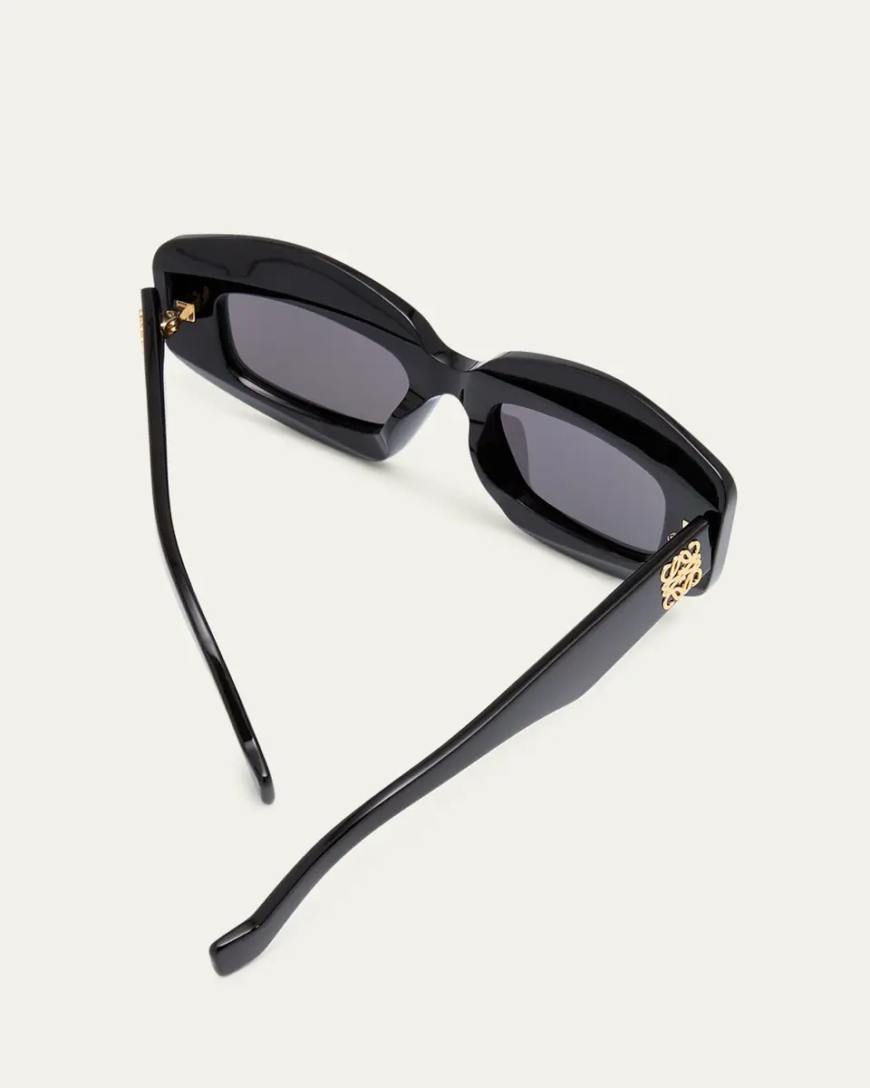 Loewe Anagram Acetate Rectangle Sunglasses | Thumbnail 5 Loewe Anagram Acetate Rectangle Sunglasses | Thumbnail 5