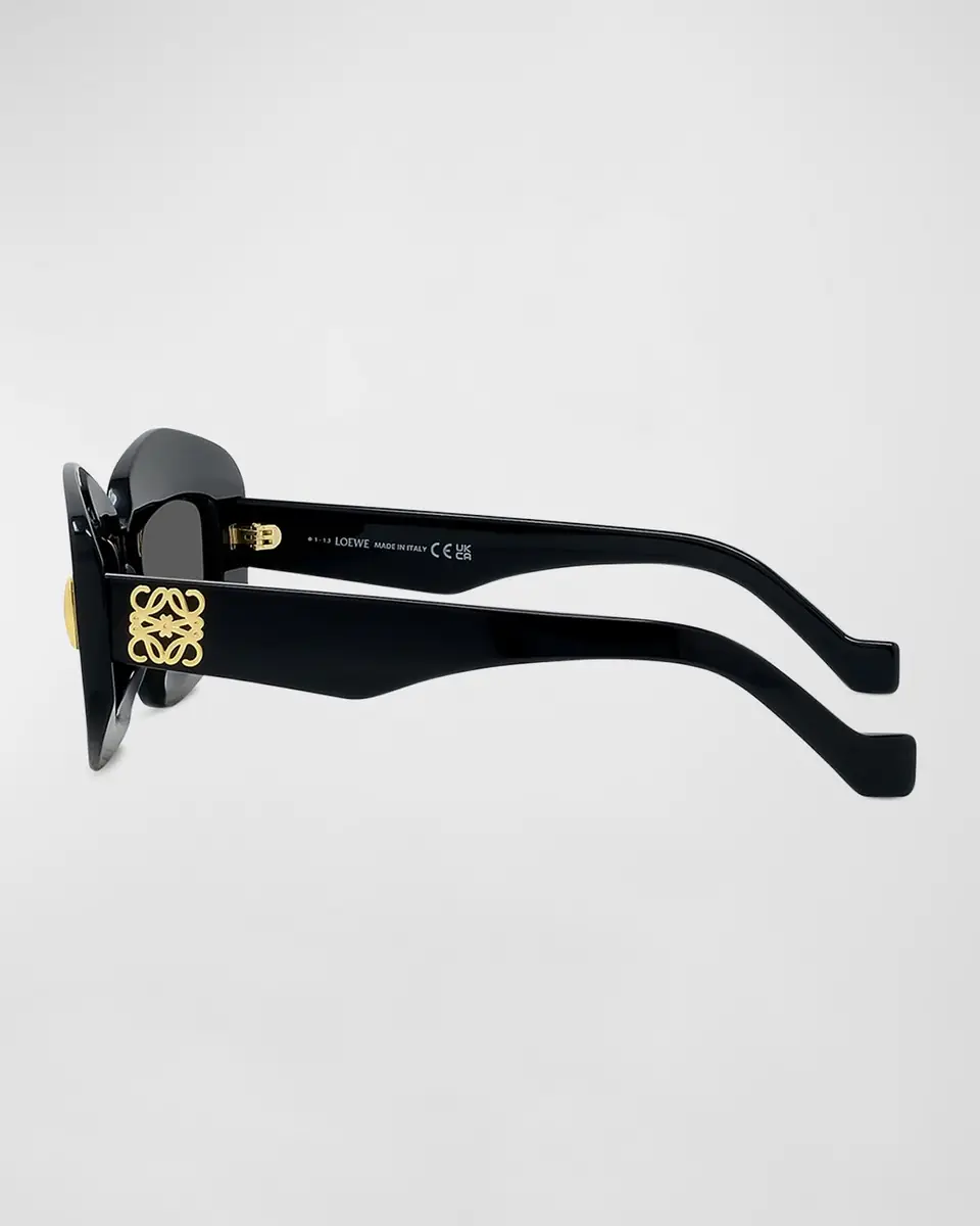 Loewe Anagram Acetate Rectangle Sunglasses | Thumbnail 7 Loewe Anagram Acetate Rectangle Sunglasses | Thumbnail 7