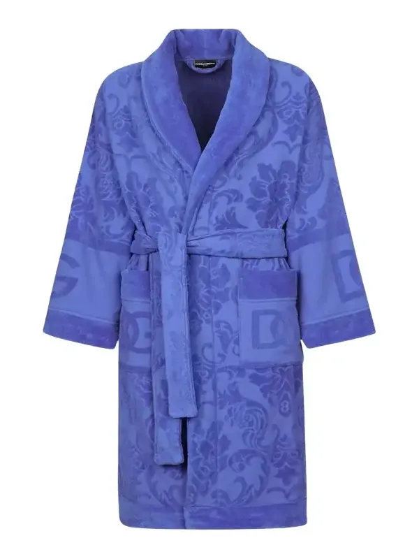 DG Logo Jacquard Bathrobe
