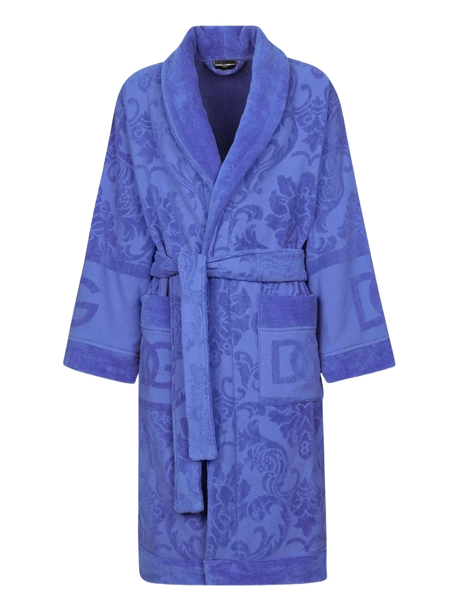 DG Logo Jacquard Bathrobe DG Logo Jacquard Bathrobe