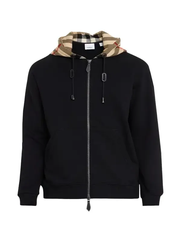 Men's Samuel Full-Zip Check Hoodie
