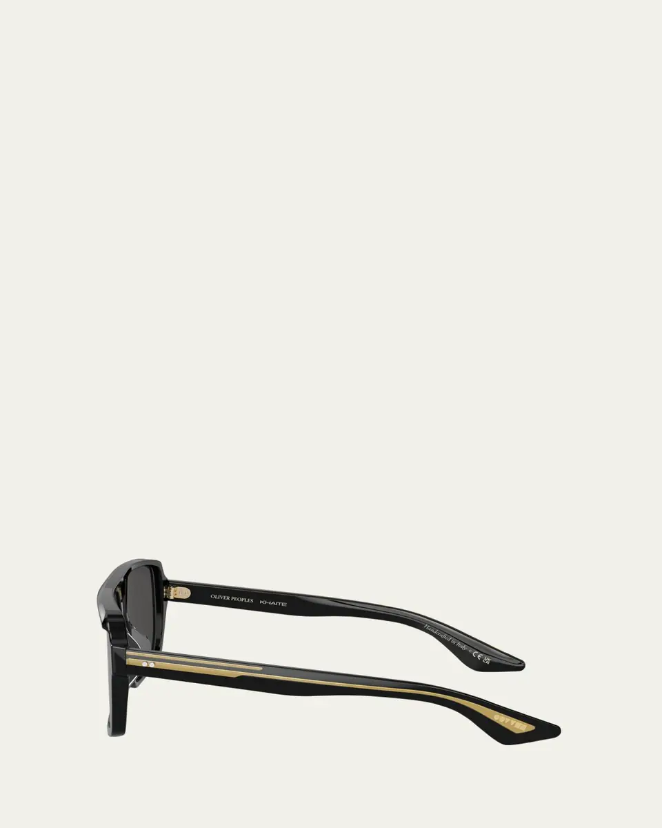KHAITE x Oliver Peoples 1977c Oversized Aviator Sunglasses | Thumbnail 3 KHAITE x Oliver Peoples 1977c Oversized Aviator Sunglasses | Thumbnail 3