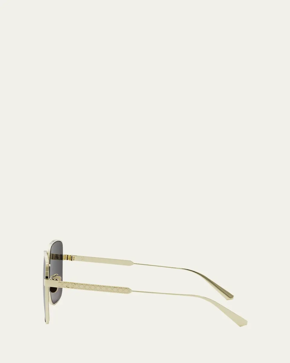 Dior DiorCannage S1U Square Metal Sunglasses | Thumbnail 3 Dior DiorCannage S1U Square Metal Sunglasses | Thumbnail 3