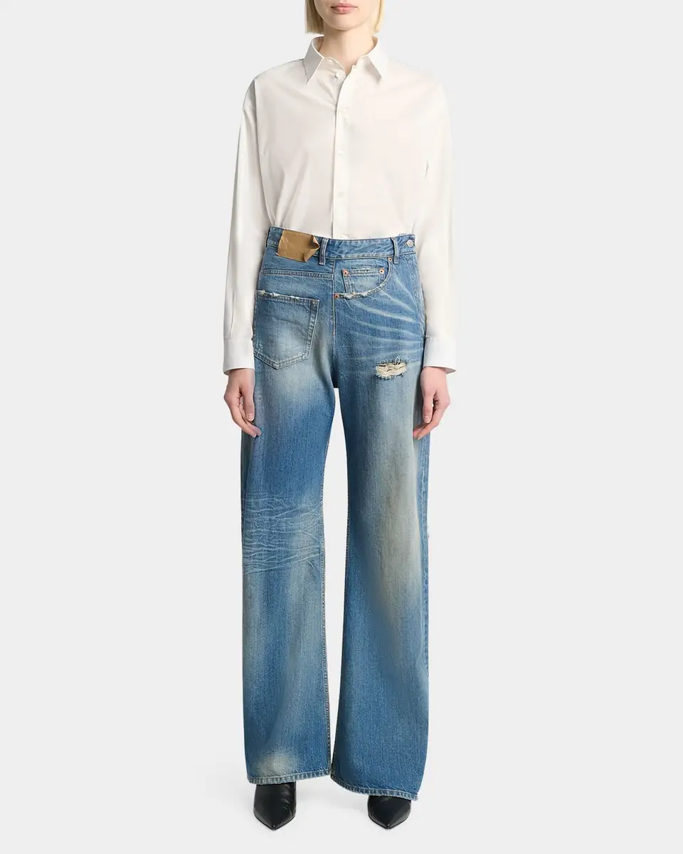 MM6 Maison Margiela Deconstructed 5-Pocket Jeans | Thumbnail 6