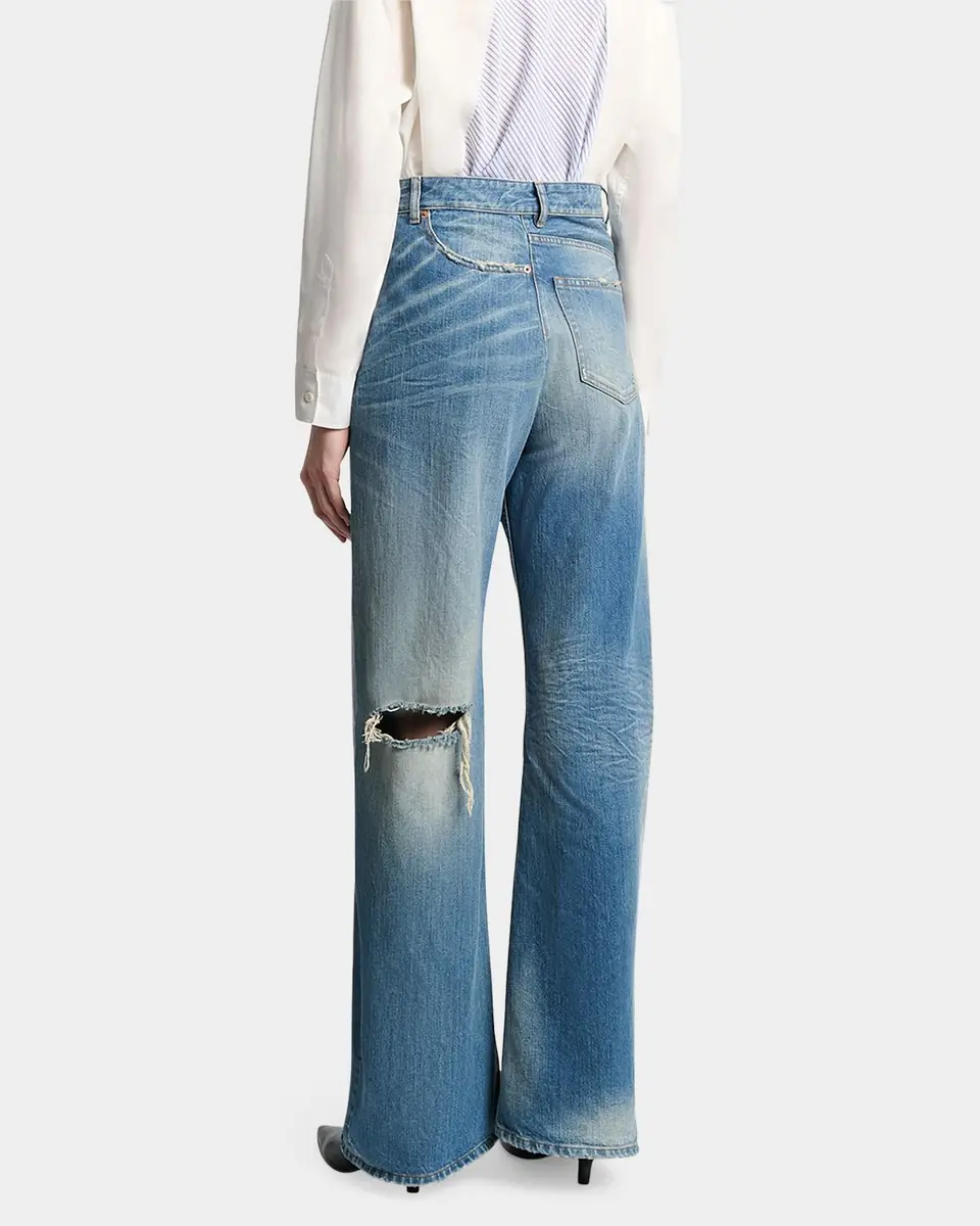 MM6 Maison Margiela Deconstructed 5-Pocket Jeans | Thumbnail 7