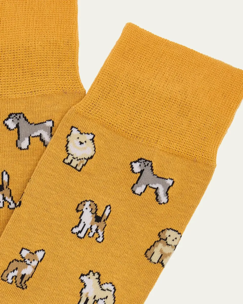 Paul Smith Men's Kyoto Dogs Crew Socks | Thumbnail 6