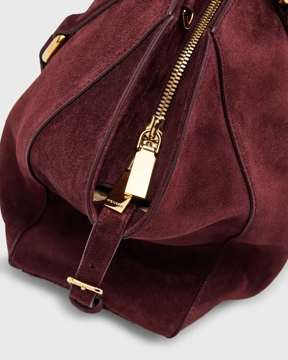 Alexander McQueen Farringdon Medium Suede Top-Handle Bag | Thumbnail 10 Alexander McQueen Farringdon Medium Suede Top-Handle Bag | Thumbnail 10