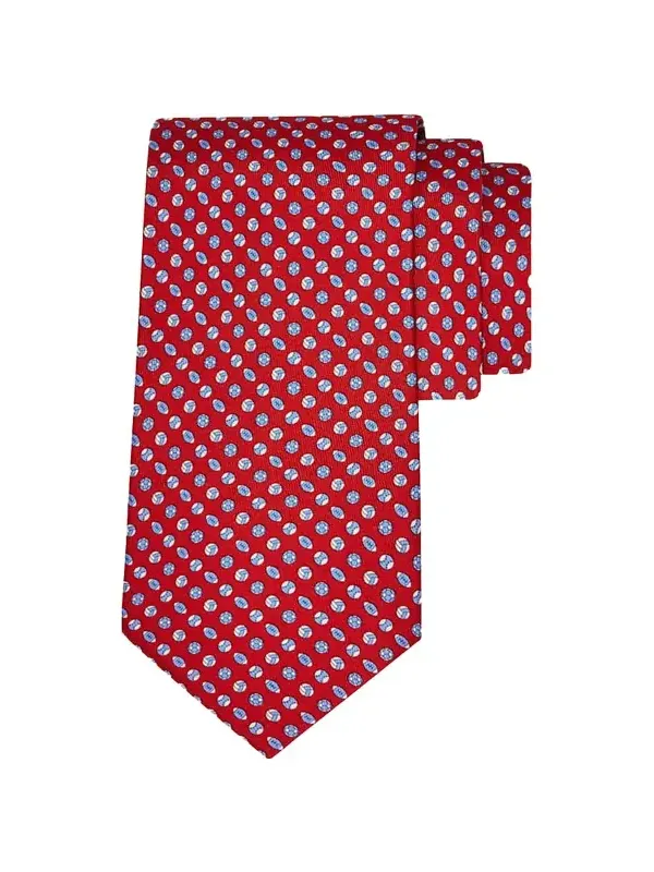 Men's Sports Ball Print Silk Tie
