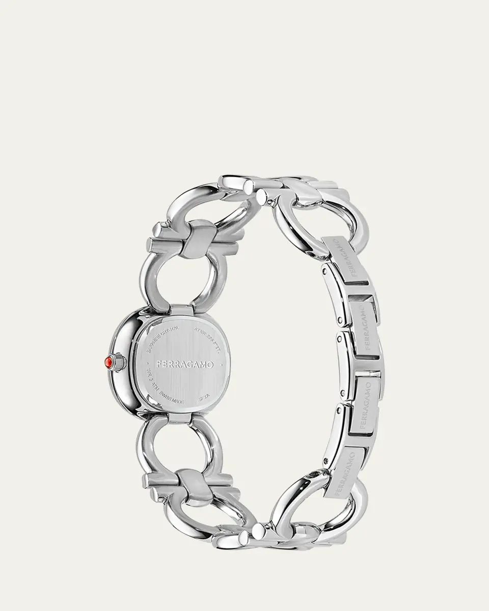 Ferragamo Double Gancini 25MM Stainless Steel Bracelet Watch | Thumbnail 3 Ferragamo Double Gancini 25MM Stainless Steel Bracelet Watch | Thumbnail 3