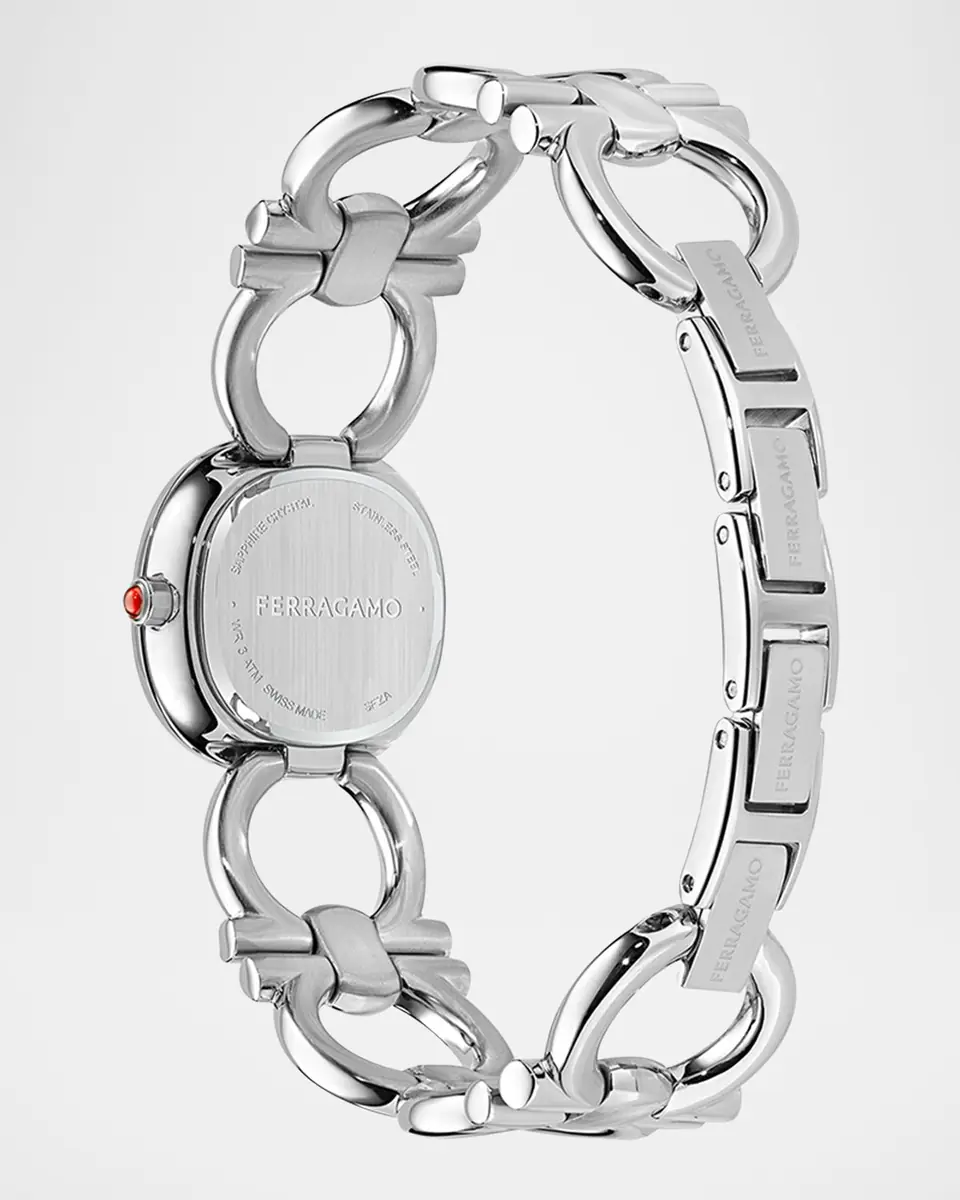Ferragamo Double Gancini 25MM Stainless Steel Bracelet Watch | Thumbnail 6 Ferragamo Double Gancini 25MM Stainless Steel Bracelet Watch | Thumbnail 6