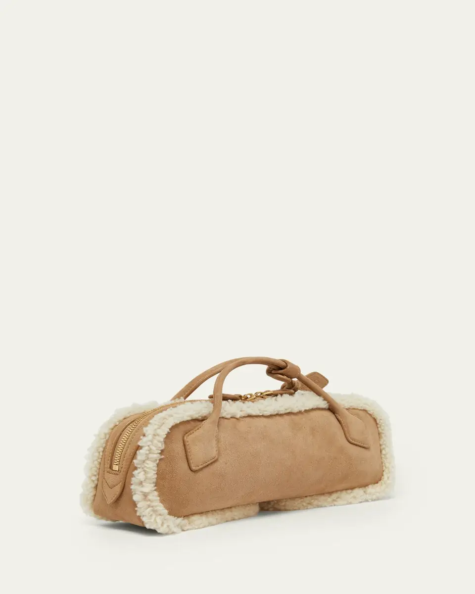 Alaïa Le Teckel Shearling Clutch Bag | Thumbnail 3 Alaïa Le Teckel Shearling Clutch Bag | Thumbnail 3