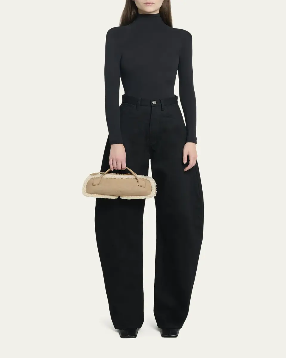 Alaïa Le Teckel Shearling Clutch Bag | Thumbnail 5 Alaïa Le Teckel Shearling Clutch Bag | Thumbnail 5