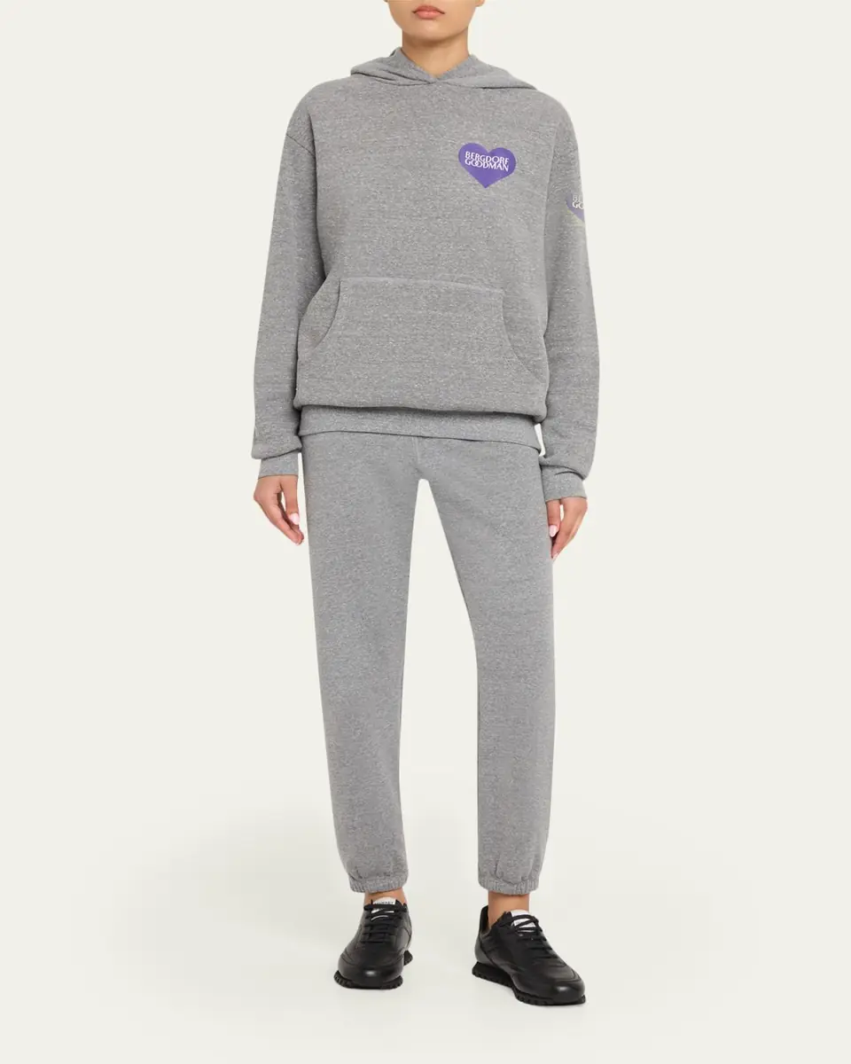 Sprwmn Logo Heart Fleece Sweatpants | Thumbnail 2 Sprwmn Logo Heart Fleece Sweatpants | Thumbnail 2