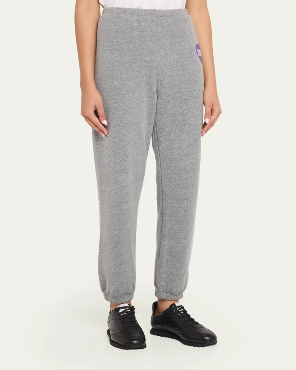 Sprwmn Logo Heart Fleece Sweatpants | Thumbnail 4 Sprwmn Logo Heart Fleece Sweatpants | Thumbnail 4