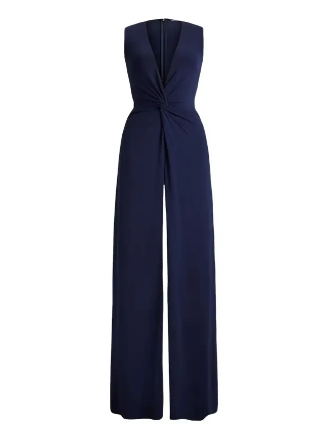 Zach Two-Tone Pleated Evening Dress