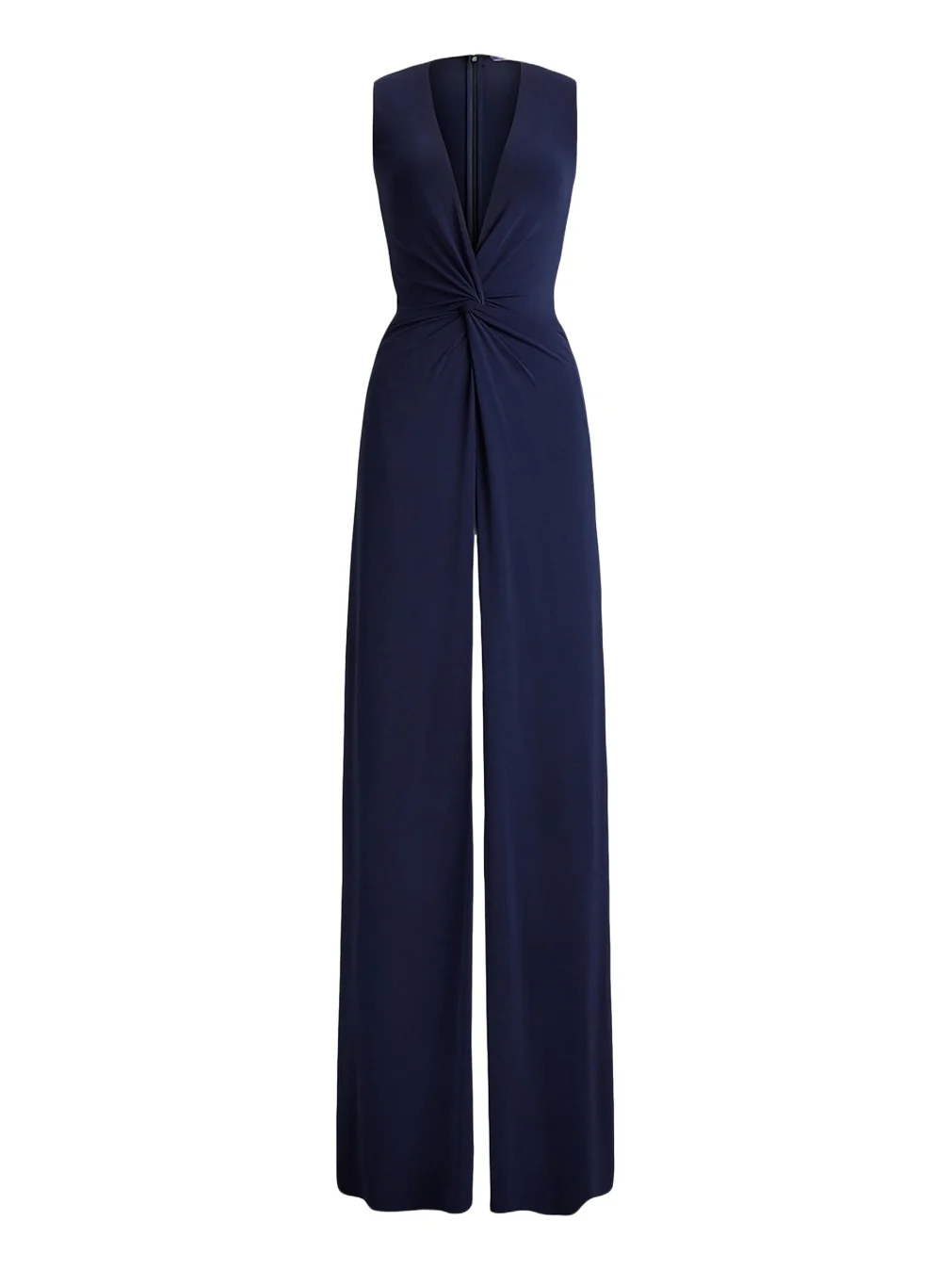 Ralph Lauren Collection Zach Two-Tone Pleated Evening Dress