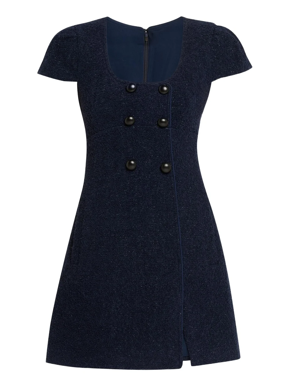 Textured Boucle Mini Dress Textured Boucle Mini Dress