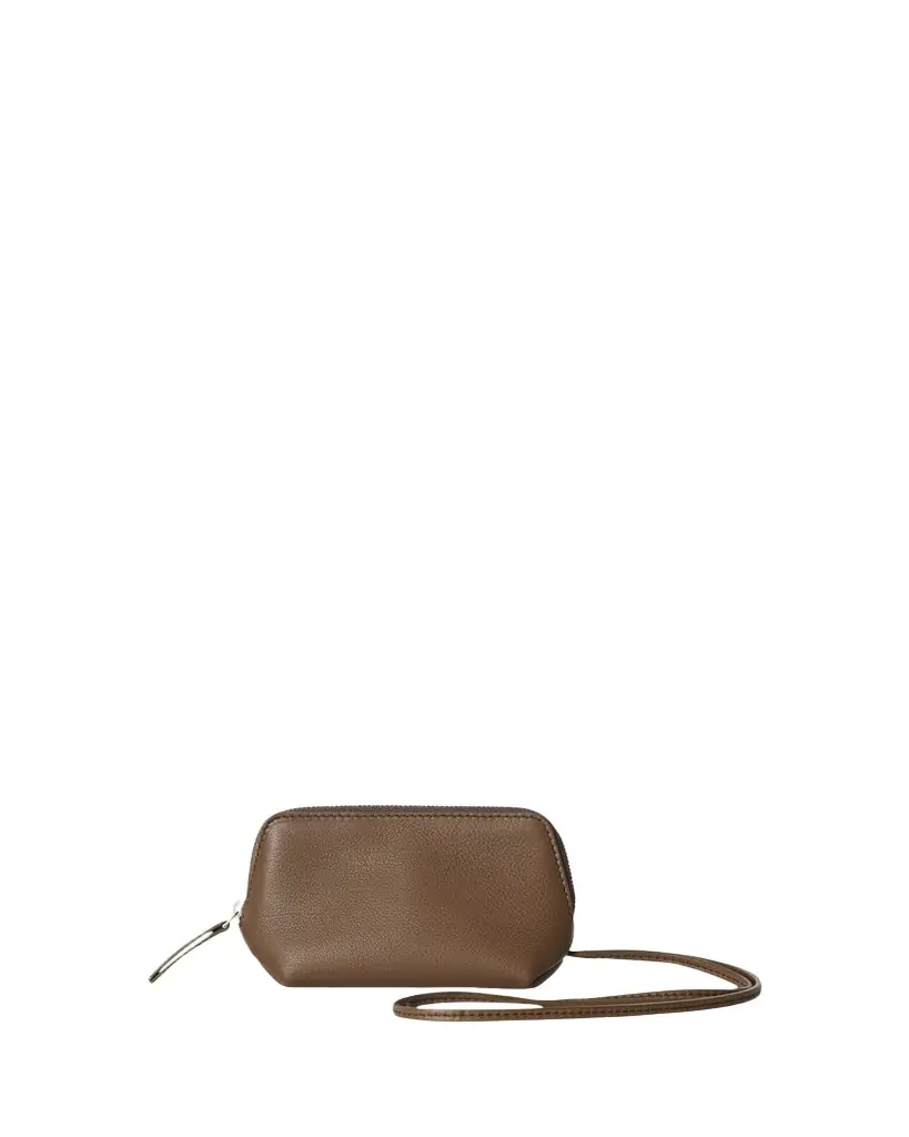 THE ROW Men's Owen Leather Wristlet Pouch | Image 1 THE ROW Men's Owen Leather Wristlet Pouch | Image 1