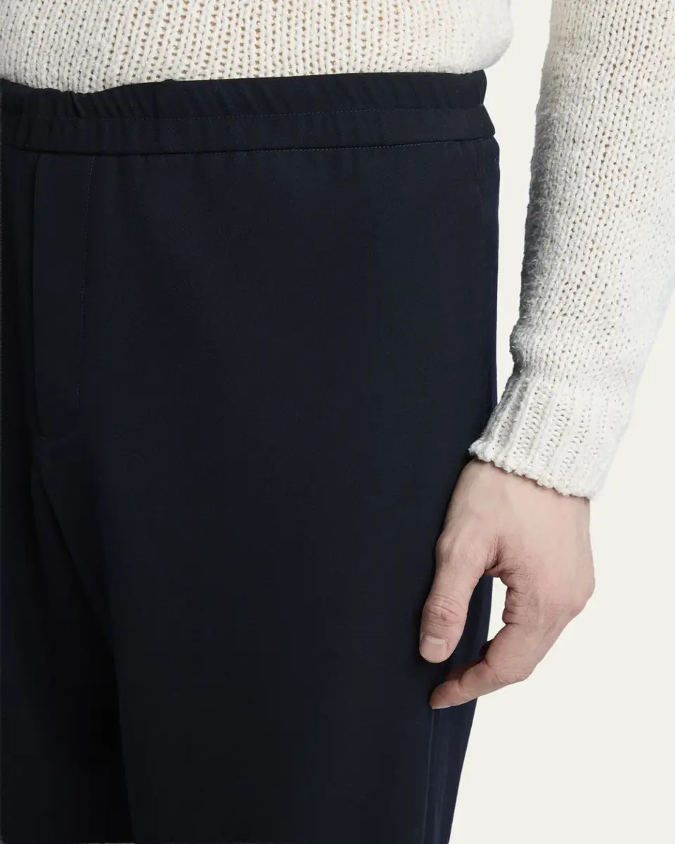 The Row Men's Ari Wool Gabardine Pants | Thumbnail 5 The Row Men's Ari Wool Gabardine Pants | Thumbnail 5