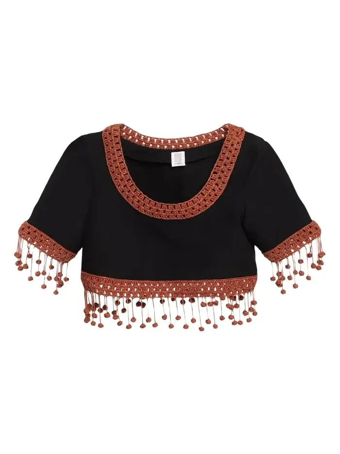 Return of the Mac(rame) Crop Top Return of the Mac(rame) Crop Top