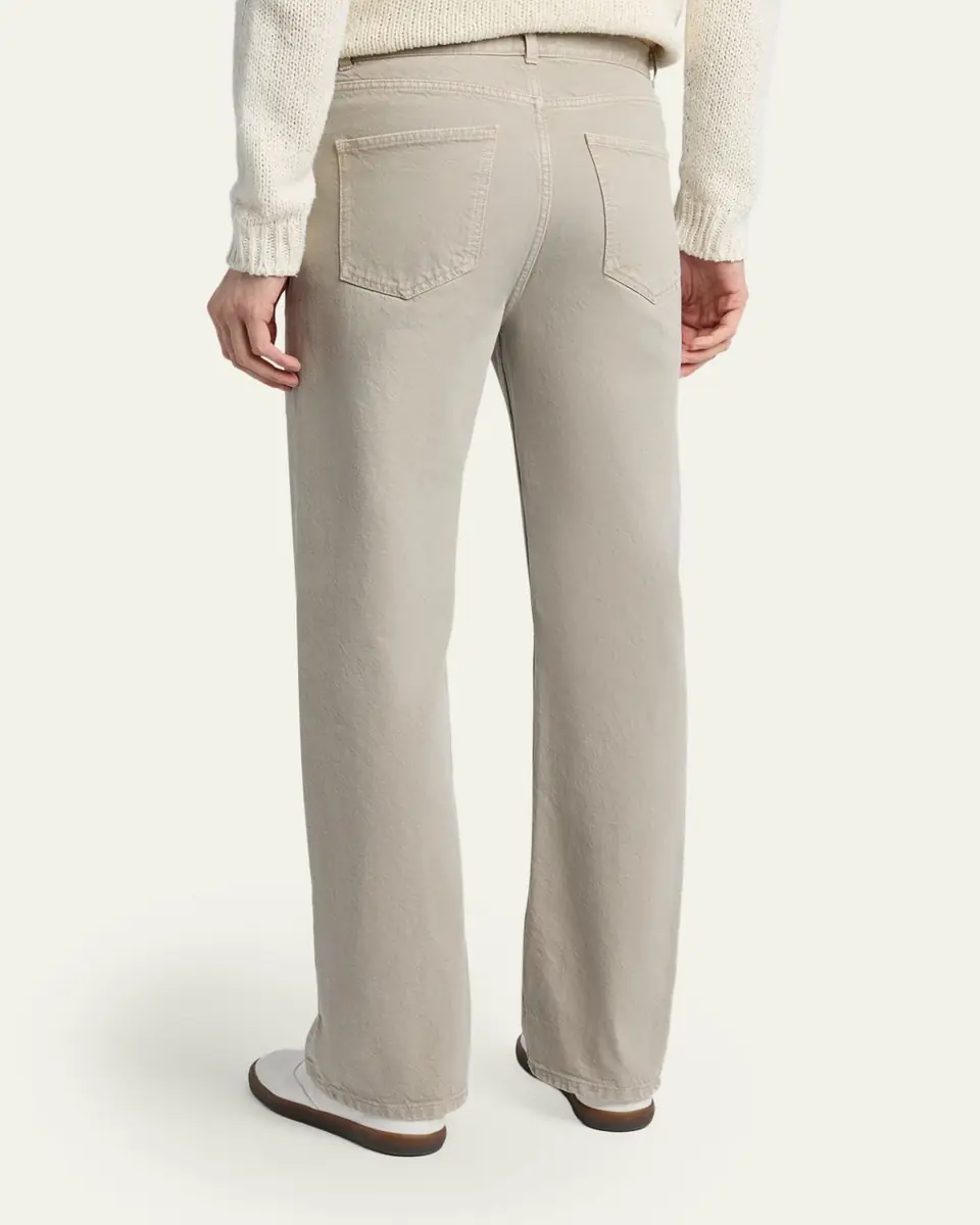 The Row Men's Siouxie Garment-Dyed Cotton Denim Jeans | Thumbnail 7 The Row Men's Siouxie Garment-Dyed Cotton Denim Jeans | Thumbnail 7