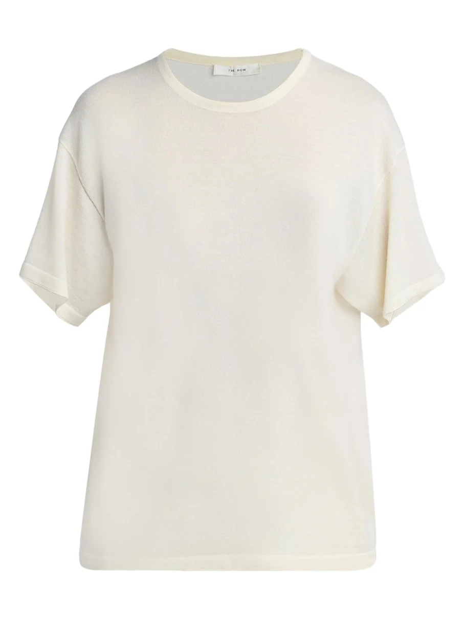 Nonas Crewneck Cashmere Knit Top Nonas Crewneck Cashmere Knit Top