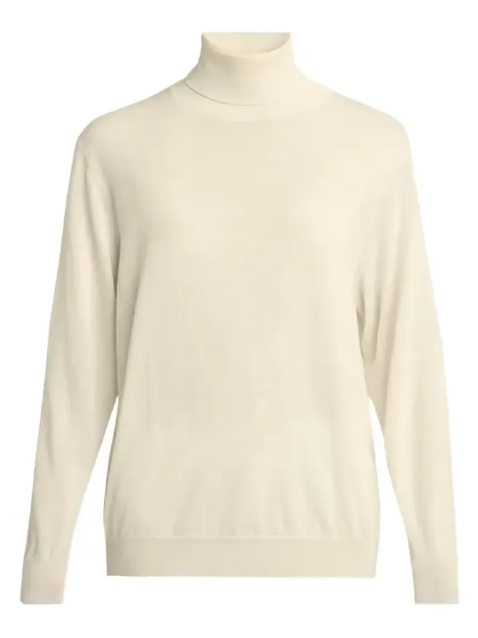 Nabari Cashmere Long-Sleeve Turtleneck Sweater