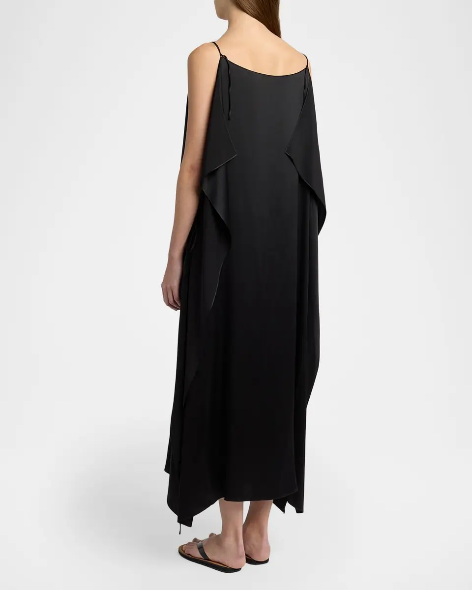 THE ROW Kylo Draped Silk Maxi Dress | Thumbnail 7 THE ROW Kylo Draped Silk Maxi Dress | Thumbnail 7