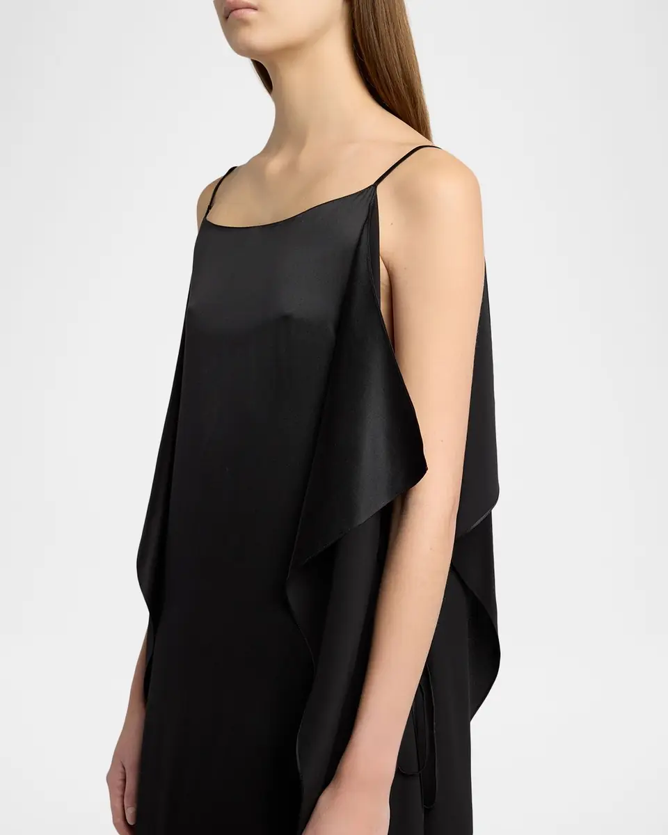 THE ROW Kylo Draped Silk Maxi Dress | Thumbnail 9 THE ROW Kylo Draped Silk Maxi Dress | Thumbnail 9