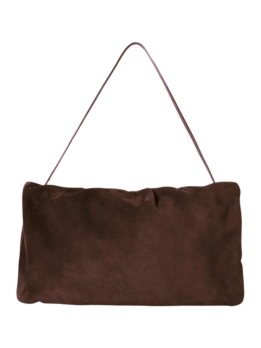 Bourse XL Shoulder Bag in Suede Bourse XL Shoulder Bag in Suede