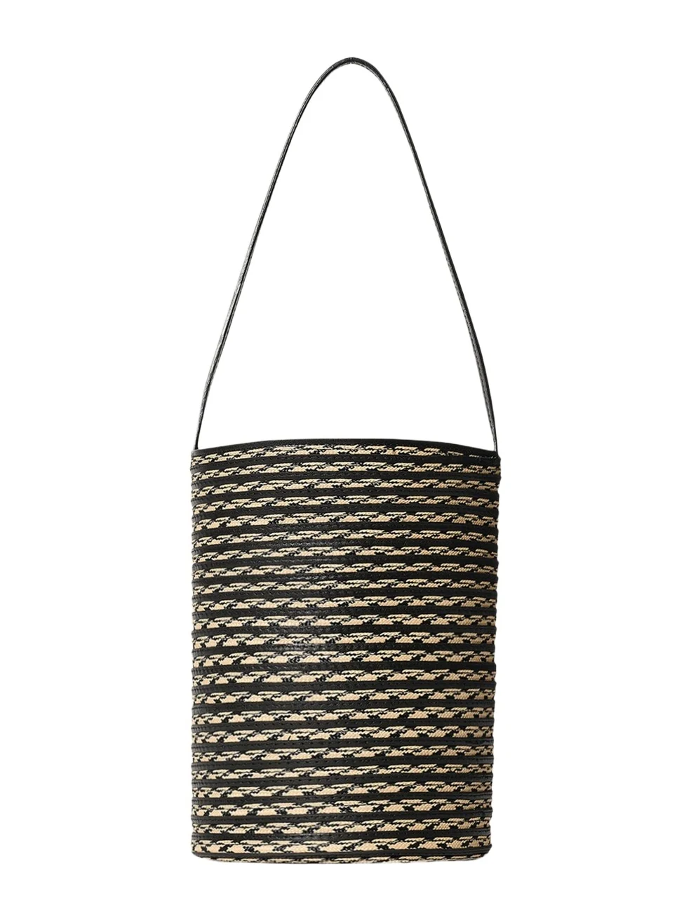 Beau Mini Striped North-South Shoulder Bag Beau Mini Striped North-South Shoulder Bag